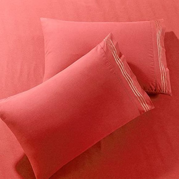 6 Piece Bed Sheets - Cal King, King, Queen , Full  Sheet Set [6-Piece,] … - Picture 2 of 12